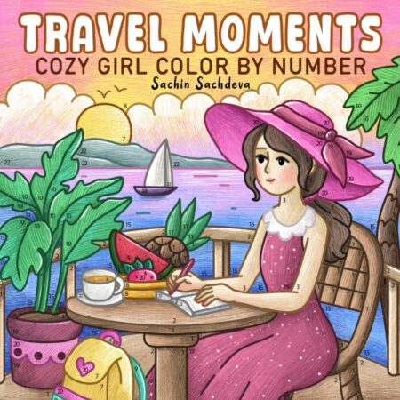 Travel Moments: Color By Number – Antystresowa kolorowanka dla kreatywnych podróżniczek