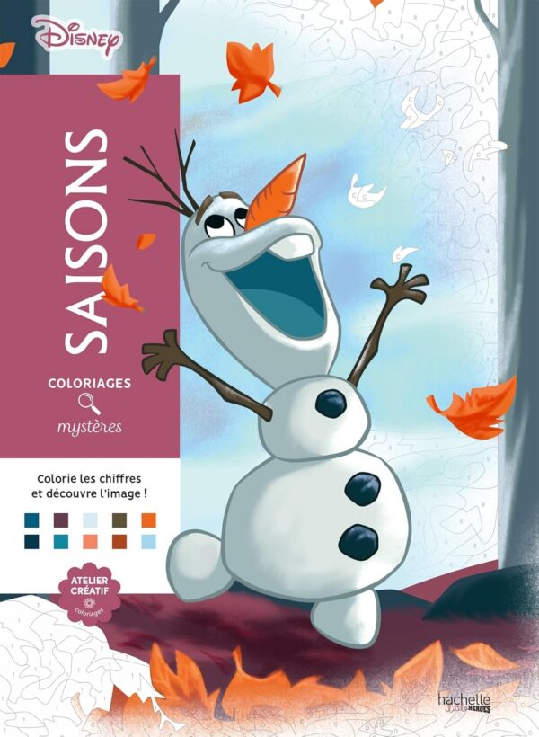 Kolorowanka Disney Saisons – 100 Tajemniczych Ilustracji Czterech Pór Roku