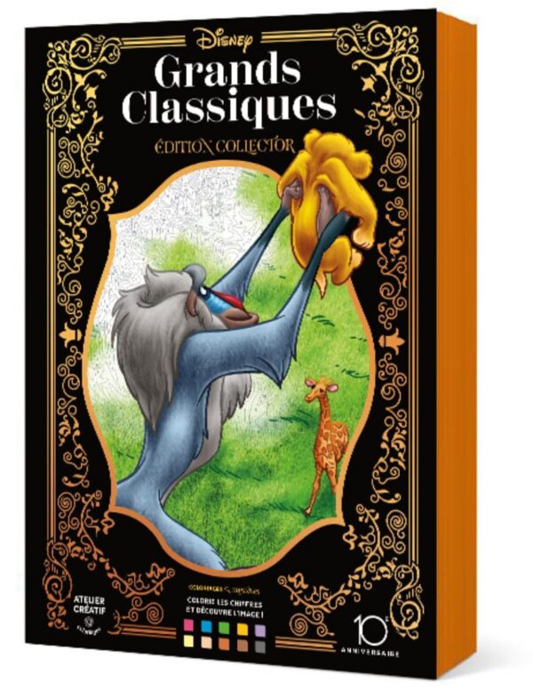 Kolorowanka Disney Les Grands Classiques – Edycja Kolekcjonerska (10-lecie)