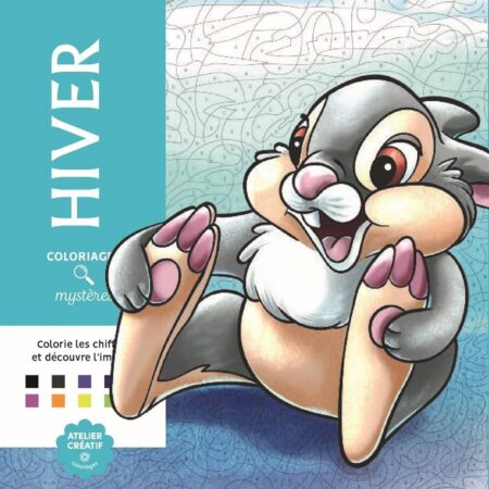 Kolorowanka Disney Hiver – 100 Zimowych Tajemniczych Ilustracji