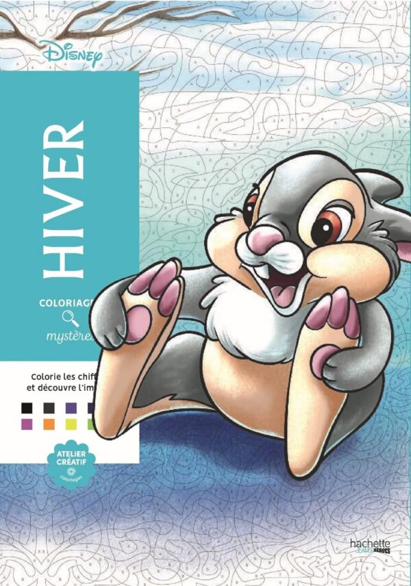 Kolorowanka Disney Hiver – 100 Zimowych Tajemniczych Ilustracji