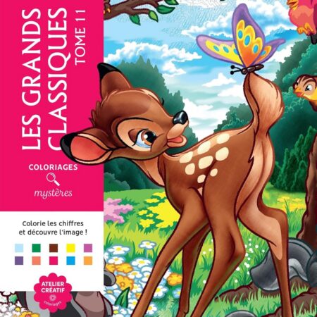 Kolorowanka Disney Les Grands Classiques Tom 11 – 100 Tajemniczych Ilustracji