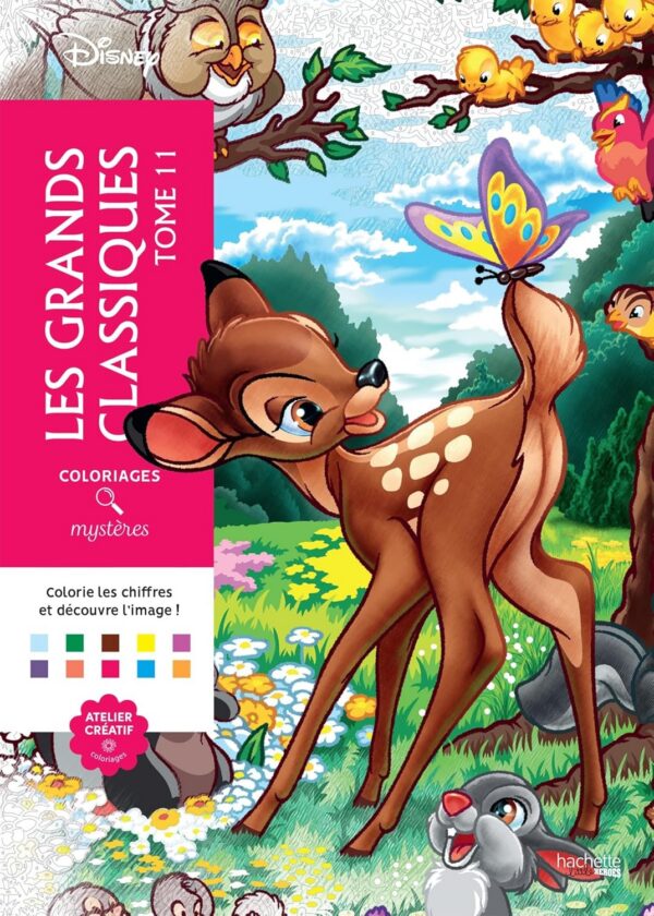 Kolorowanka Disney Les Grands Classiques Tom 11 – 100 Tajemniczych Ilustracji