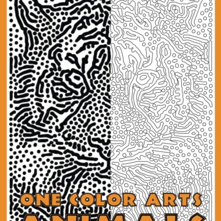 One Color Arts: Animals – Antystresowa kolorowanka relaksacyjna