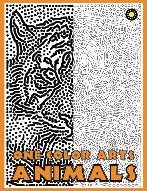One Color Arts: Animals – Antystresowa kolorowanka relaksacyjna