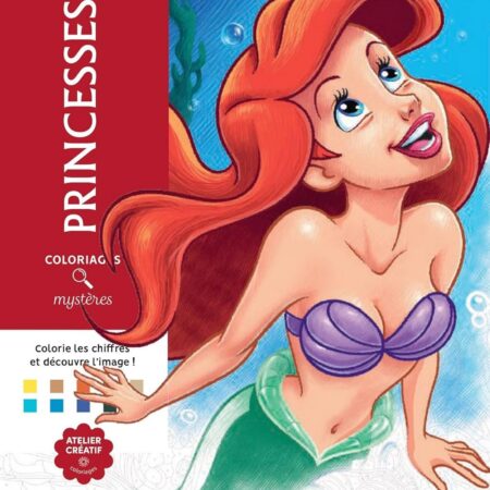 Kolorowanka Disney Księżniczki – Tajemnicze Obrazy po Numerach