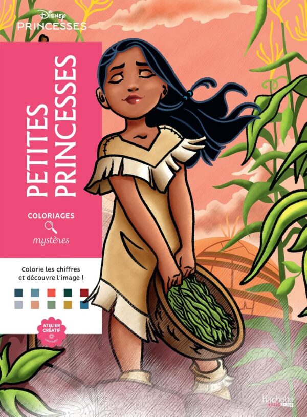 Kolorowanka Disney Petites Princesses – Małe Księżniczki po Numerach
