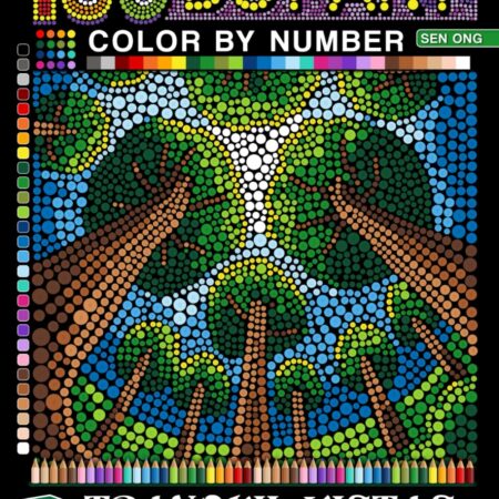 Tranquil Vistas: Dot Art Color By Number – Antystresowa podróż w głąb natury