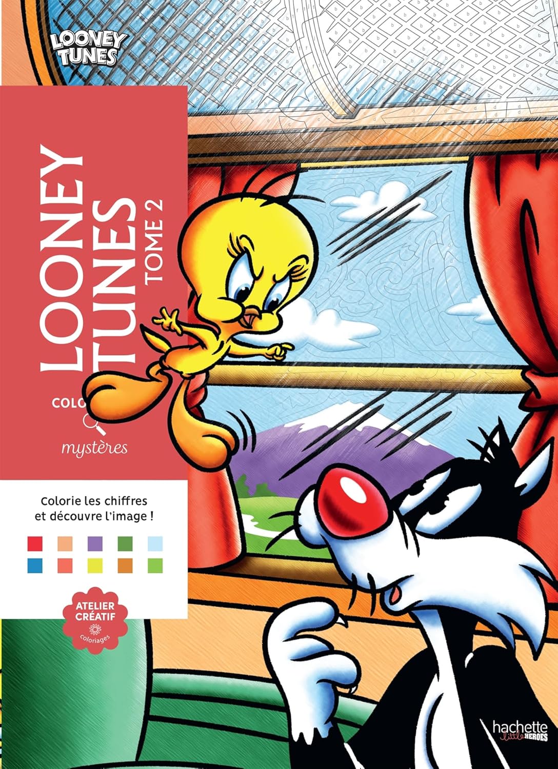 Co jest, doktorku? Królik Bugs i ekipa Looney Tunes w największym zestawie kolorowanek po numerach!