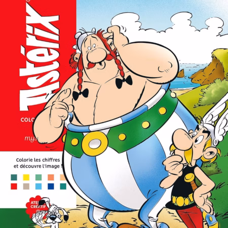 Asterix i Obelix – Coloriages Mystères – kolorowanka po numerach