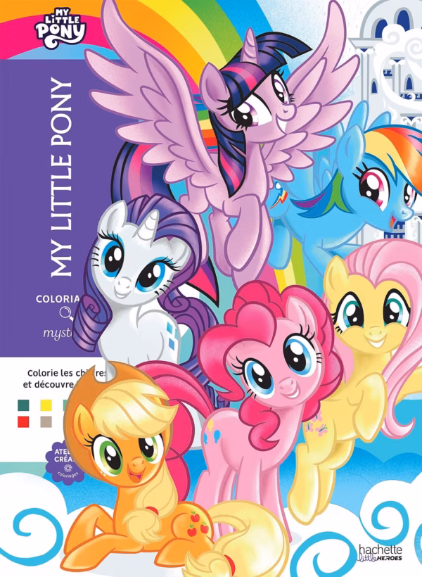 My Little Pony – Coloriages Mystères – kolorowanka po numerach